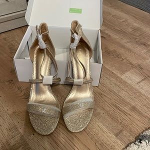 Gold heels